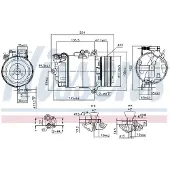 Nissens Compressor airconditioning 89483