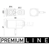 MAHLE ORIGINAL AVE 140 000P Expansieventiel airco