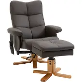 HOMCOM HOMdotCOM Massage fauteuil 80 cm x 86 cm x 99 cm bruin
