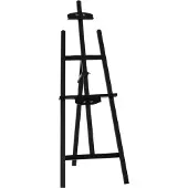 HOMCOM HOMdotCOM Schildersezel schildersdoek met beugel studio schildersezel 90° instelbaar hout