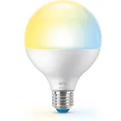 Wiz Globe lamp - Warm- tot Koelwit Licht - Slimme LED Verlichting - E27 fitting - 75W - Mat - Wi-Fi
