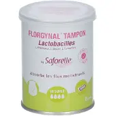 Saforelle Florgynal Probiotische tampon zonder inbrenghuls Super 8 St Tampon
