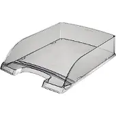 Leitz Brievenbak Plus A4 transparant rookglas