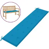 vidaXL Tuinbankkussen 200x50x3 cm oxford stof blauw