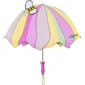 Kidorable Lotus bloem kinder paraplu met een bij van