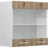 Vicco R-Line Glazen keukenkast – 60 cm Artisanaal eiken