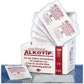 Alkotip Alcoholdoekjes 90mm x 110mm (100 stuks)
