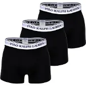 Ralph Lauren Boxershorts 'Classic' lichtgrijs / zwart / wit
