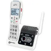 Geemarc Telecom Geemarc AmpliDECT 595 ULE: draadloos versterkt telefoon voor mensen met gehoorverlies, 50 dB versterking - compatibel met intercomsystemen - Duitse versie