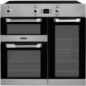 Leisure CS90D530X fornuis Range-fornuis Inductiekookplaat zones Roestvrijstaal A