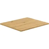 Saqu wastafelblad 60x51x2cm natural eiken
