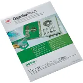 GBC ordner lamineerhoes A4 met perforatie glanzend 2x75 micron (25 stuks)