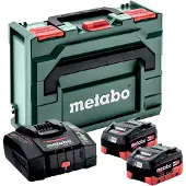 Metabo 685303000 | LiHD basisset 18V in metaBOX 145 (2x 8.0Ah accu + ASC 290 lader) - 685303000