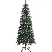 vidaXL Kunstkerstboom met standaard 180 cm PVC groen