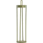 Light & Living Tafellamp LED Ø13x50 cm ISALO olijf groen (Groen, 13x13x50cm)