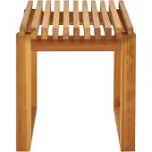 Beliani BELLANO - Bijzettafel - Lichthout - Acaciahout