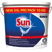 SUN Classic Professional Formula Vaatwaspoeder 10 kg - 80 wasbeurten (Lange wascyclus - huishoudmachine)