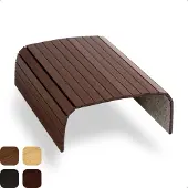 Tuko Armleuning Dienblad - Bamboe - Antislip - Bruin