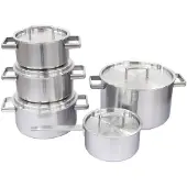 Habonne King pannenset 5 delig rvs