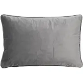 Dutch decor - FINN - Kussenhoes 40x60 cm - velvet - effen kleur - Micro Chip - lichtgrijs