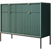 Meubella Dressoir groen 104x39x83 cm goud hotel chique