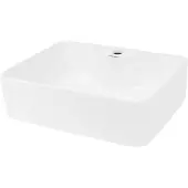 ECD-Germany 480x380x140 mm keramische wasbak Wit