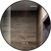 Mirlux Badkamerspiegel 100cm zwart frame