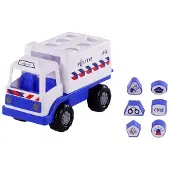 Cavallino Politievrachtwagen Vormenstoof met 6 Blokken, 26cm