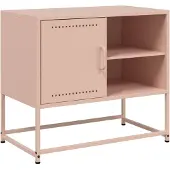 vidaXL Tv-meubel 68x39x60,5 cm staal roze