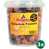 DOGSTAR 3x850 ml colour mixtrainers hondensnack