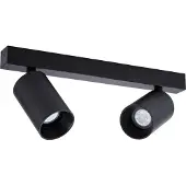 Uni-Bright Orient 2 Verstelbaar en Draaibaar Dubbelvlak Spotlight Black