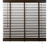 Huismerk Houten Jaloezie Bruin - 140x180 cm