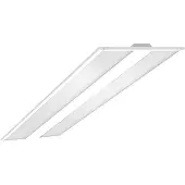 Regiolux Plafondlamp kayak KYAI 150cm 6400lm 840 ET wit, wit / opaal, Werkkamer / Kantoor, Aluminium