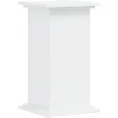 vidaXL Plantenstandaard 33x33x60 cm bewerkt hout wit