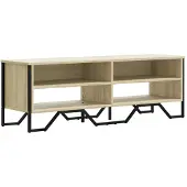 vidaXL Tv-meubel 122x34x41 cm bewerkt hout sonoma eikenkleurig
