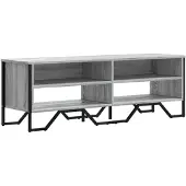 vidaXL Tv-meubel 122x34x41 cm bewerkt hout grijs sonoma eikenkleurig