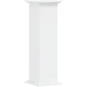 vidaXL Plantenstandaard 33x33x100 cm bewerkt hout wit
