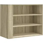 vidaXL Wandkast 75x35x60 cm bewerkt hout sonoma eikenkleurig