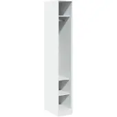 vidaXL Kledingkast 30x50x200 cm bewerkt hout wit