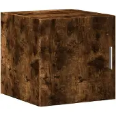vidaXL Wandkast 40x42,5x40 cm bewerkt hout gerookt eikenkleurig