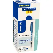Pilot fineliner V-Sign Pen, doos van 16 + 4 stuks, blauw