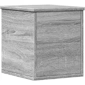 vidaXL Opbergbox 30x35x35 cm bewerkt hout grijs sonoma eikenkleurig