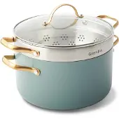 Greenpan Stoomset Ø24cm / 5.7L 'Padova Skyblue'
