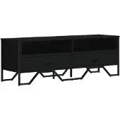 vidaXL Tv-meubel 122x34x41 cm bewerkt hout zwart