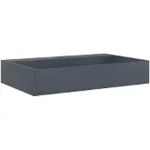vidaXL Wastafel 60x38x11 cm mineraal gegoten/marmer gegoten antraciet