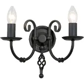 Elstead Lighting LED Wandlamp Artisan | 2X E14 Max 60W | Black