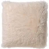 Dutch decor - FLUFFY - Kussenhoes 60x60 cm - superzacht - XL kussensloop - Snow White - wit