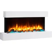 Balderia Ignis Elektrische Wandhaard - Wit