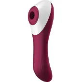 Satisfyer Dual Crush 2-in-1 clitorisstimulator met zuigfunctie + G-spot vibrator (rood)