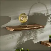 Meubelplaats Wandplank Edge 60 cm Acacia - Naturel